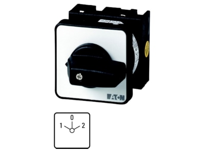 Product image 1 Eaton T0 2 8211 E Off load switch 2 p 20A
