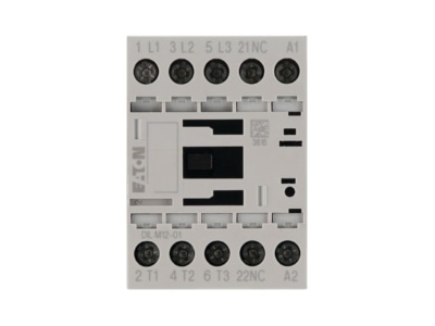 Front view 2 Eaton DILM12 01 240V50HZ  Magnet contactor 12A 240VAC 0VDC
