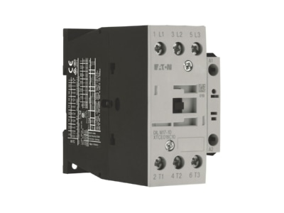 View right 2 Eaton DILM17 10 208V60HZ  Magnet contactor 18A 0VAC 0VDC