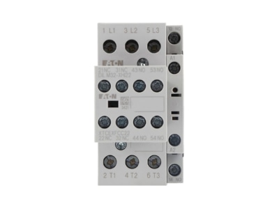 Front view 1 Eaton DILM25 32 RDC24  Magnet contactor 25A 0VAC 24   27VDC
