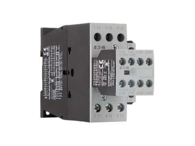 View right 2 Eaton DILM25 32 RDC24  Magnet contactor 25A 0VAC 24   27VDC