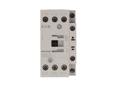 Front view 1 Eaton DILM32 10 208V60HZ  Magnet contactor 32A 0VAC 0VDC
