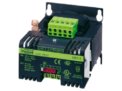 Product image Murrelektronik 85349 DC power supply 230   400V 24V 24W

