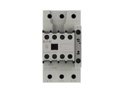 Front view 1 Eaton DILM40 22 RDC24  Magnet contactor 40A 0VAC 24   27VDC
