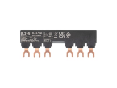 Product image 3 Eaton B3 1 2 PKZ0 Phase busbar 3 p 0mm  99mm