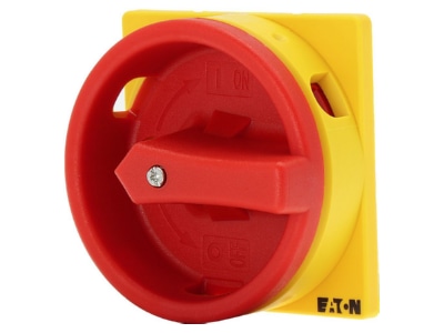 Ansicht links 2 Eaton SVB P3 Knebelgriff rot  f Vorhaengeschl 