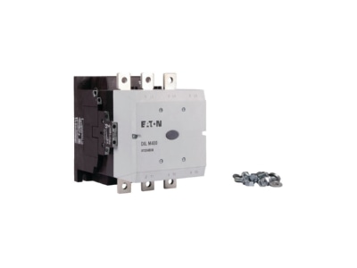 Ansicht rechts 2 Eaton DILM400 22 RAC500  Leistungsschuetz m Br  2S2Oe 200kW 400V AC3