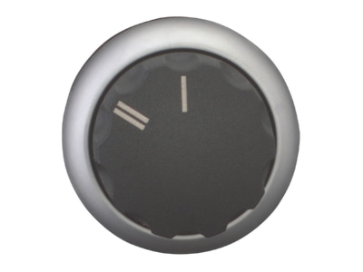 Front view 2 Eaton M22 WR X92 Turn button actuator black IP66
