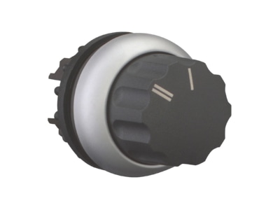 View right 1 Eaton M22 WR X92 Turn button actuator black IP66
