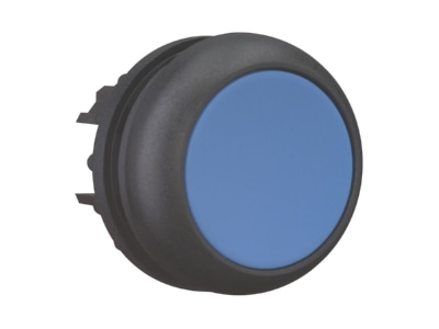 Ansicht rechts 2 Eaton M22S D B Drucktaste flach blau