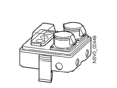 Product image 1 Siemens BD2 AK1 2CEE163S14 Tap off unit for busbar trunk 16A
