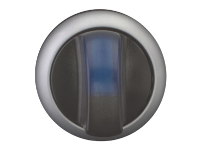 Vorderseite 2 Eaton M22 WLK3 B Leuchtwahltaste m Knebelg  3 Stell  blau
