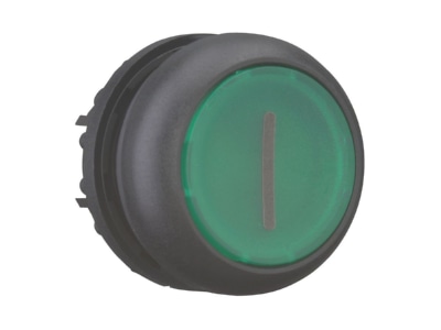 View right 1 Eaton M22S DL G X1 Push button actuator green IP67
