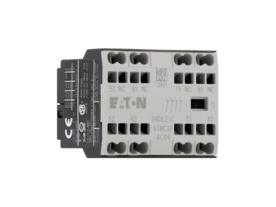 Product image view on the right 1 Eaton 04DILE C Auxiliary contact block 0 NO 4 NC

