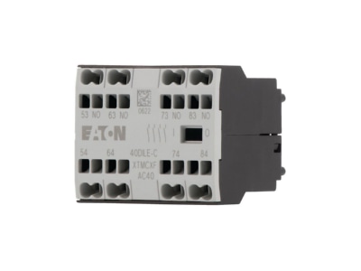 Product image 1 Eaton 40DILE C Auxiliary contact block 4 NO 0 NC
