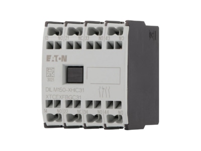 Product image Eaton DILM150 XHIC31 Auxiliary contact block 3 NO 1 NC

