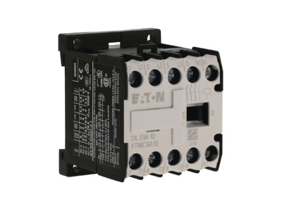 View right 1 Eaton DILEM 10 110V50HZ  Magnet contactor 9A 110VAC 0VDC
