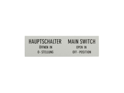 Vorderseite 2 Eaton ZFS61 62 P3 Zusatzfrontschild Deutsch Englisch