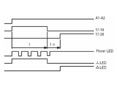 Flow chart Eaton ETR4 51 W Timer relay 3   60s AC 400V DC 0V