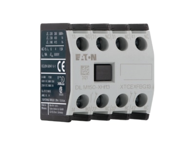 Product image view on the right 1 Eaton DILM150 XHI13 Auxiliary contact block 1 NO 3 NC
