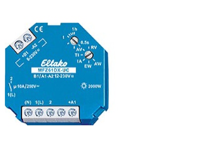 Product image 1 Eltako MFZ61DX UC Time relay 230   8VAC DC
