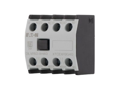 Product image Eaton DILM150 XHI40 Auxiliary contact block 4 NO 0 NC
