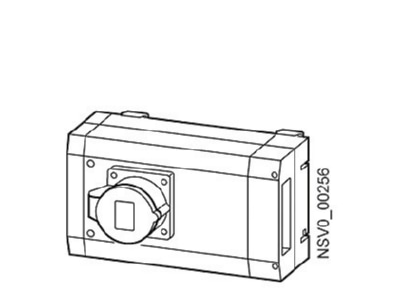 Product image 1 Siemens BD01 AK2X CEE325S18 Tap off unit for busbar trunk 32A
