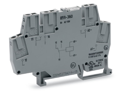 Produktbild WAGO 859 359 Relaisklemme 230VAC 1U