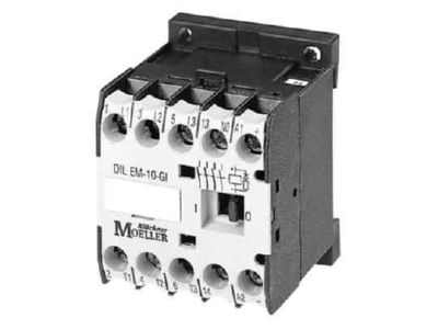 Produktbild 2 Eaton DILEEM 01 24V50 60HZ Leistungsschuetz AC 3 400V 3kW 3p