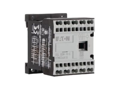 Ansicht rechts 2 Eaton DILEEM 10 G C 24VDC  Leistungsschuetz AC 3 400V 3kW 3p DC