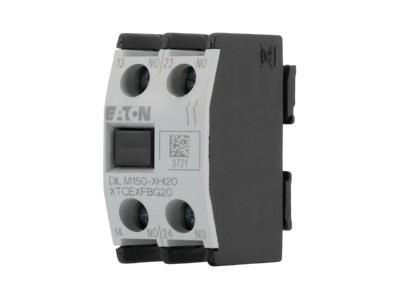 Product image 2 Eaton DILM150 XHI20 Auxiliary contact block 2 NO 0 NC