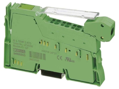 Produktbild 1 Phoenix IB IL TEMP 2 RTD PAC Inline Eingabeklemme Analog