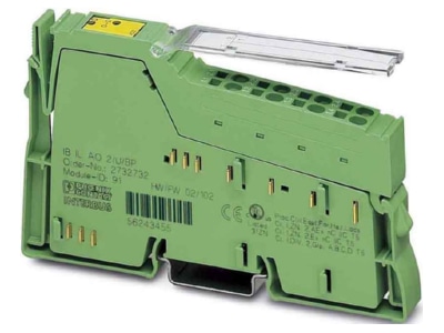 Produktbild 2 Phoenix IB IL AO 2 U BP PAC Inline Ausgabeklemme Analog