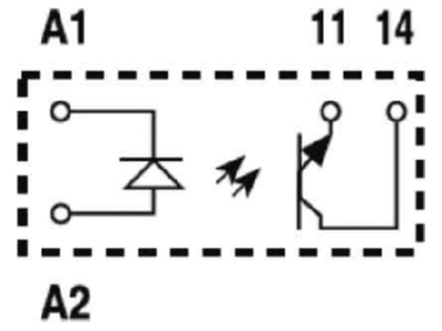 Circuit diagram Finder 41 81 7 024 9024 Optocoupler 5A
