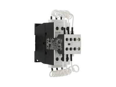 View right 1 Eaton DILK20 11 230V 50Hz Capacitor contactor 230VAC 20kvar
