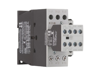 Ansicht rechts 2 Eaton DILM25 22 RDC24  Leistungsschuetz 11kW 400V