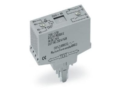 Produktbild WAGO 286 320 004 000 Relaisstecker mit 1 Ar DC 24 V