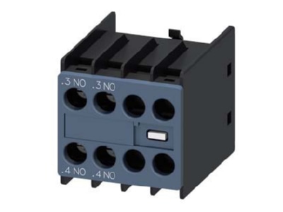 Product image 1 Siemens 3RH2911 1HA20 Auxiliary contact block 2 NO 0 NC
