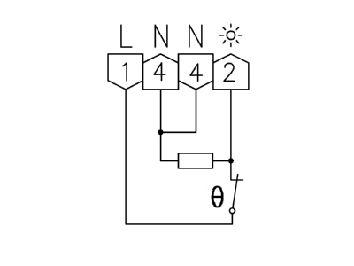 Connection diagram Alre it RTBSB 201 000 Room thermostat
