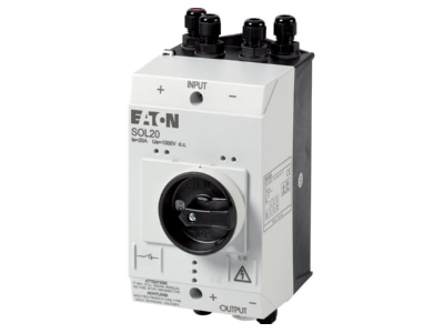 Produktbild Eaton SOL20 2MV DC Lasttrennschalter 20A 2 Strings M12