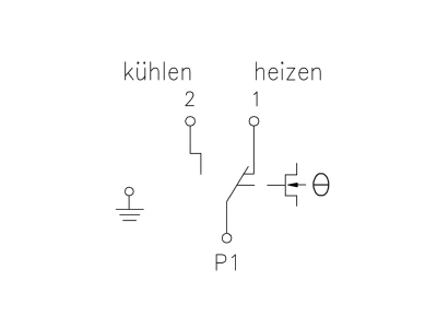 Anschlussbild Alre it ATR 83 000 Anlege Thermostat 30 90Gr Ausseneinst 