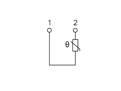 Connection diagram Alre it BTF2 C10 0000 Room thermostat
