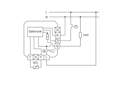 Wiring plan Alre it FETR 101 716 00 Room thermostat 10   42 C FETR 101 71600
