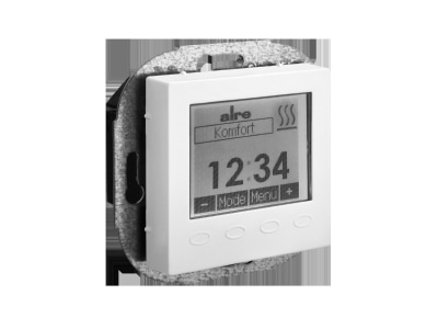 Produktbild 4 Alre it HTRRUu210 021 55 Raumtemp  Uhrenregler UP 55x55reinws o Rahmen HTRRUu210 02155