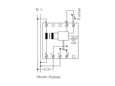 Anschlussbild Alre it ITR 79 508 Hutschienenregler elektron  10bis 40Gr