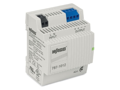 Product image WAGO 787 1012 DC power supply 85   264V 22 8   26 4V
