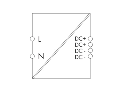Circuit diagram WAGO 787 1012 DC power supply 85   264V 22 8   26 4V
