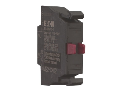 Produktbild 1 Eaton M22 CK02 Kontaktelement 2Oe Front