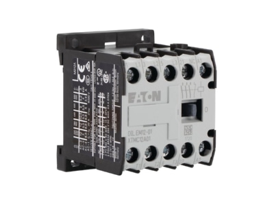 View right 1 Eaton DILEM12 01  127095 Magnet contactor 9A 24VAC 0VDC DILEM12 01 127095
