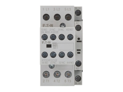 Front view 2 Eaton DILM25 22  106365 Magnet contactor 25A 230VAC 0VDC DILM25 22 106365
